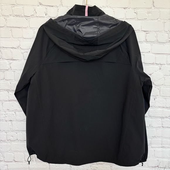 POLO GOLF RALPH LAUREN Packable Anorak Black Hooded Unlined Golf Windbreaker--L - Picture 4 of 15